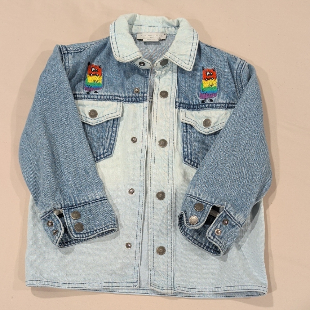 Stella McCartney Kids Denim Shacket 4Y